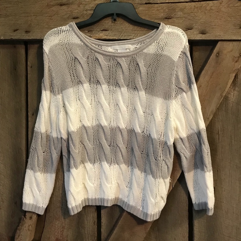 Design History NWOT Loose Knit Striped sweater!